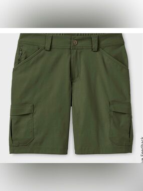Duluth Women's Dry On The Fly 10" Shorts Seafoam Green 14 EUC